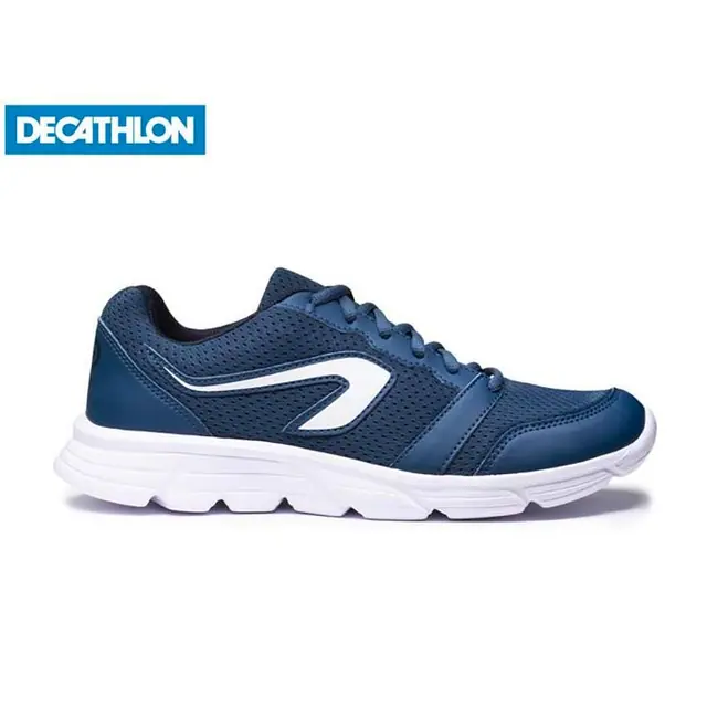 Chaussures De Running Homme Kalenji Run 100 Blue Jean By Decathlon
